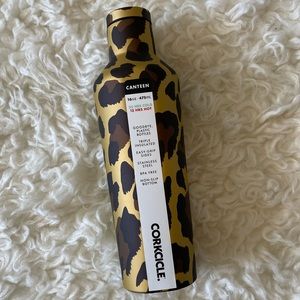 NWT Leopard Print Corkcicle Canteen